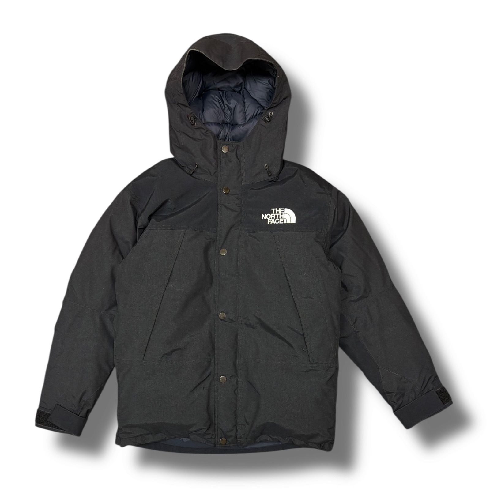 参考上代68200円 正規 THE NORTH FACE Mountain Down Jacket マウンテンダウンジャケット ゴアテックス マウンテンパーカー ノースフェイス ND91930 ブラック M 1958M3
