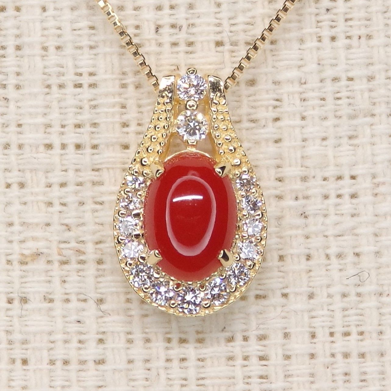 ゴールドK18 オーバル小判