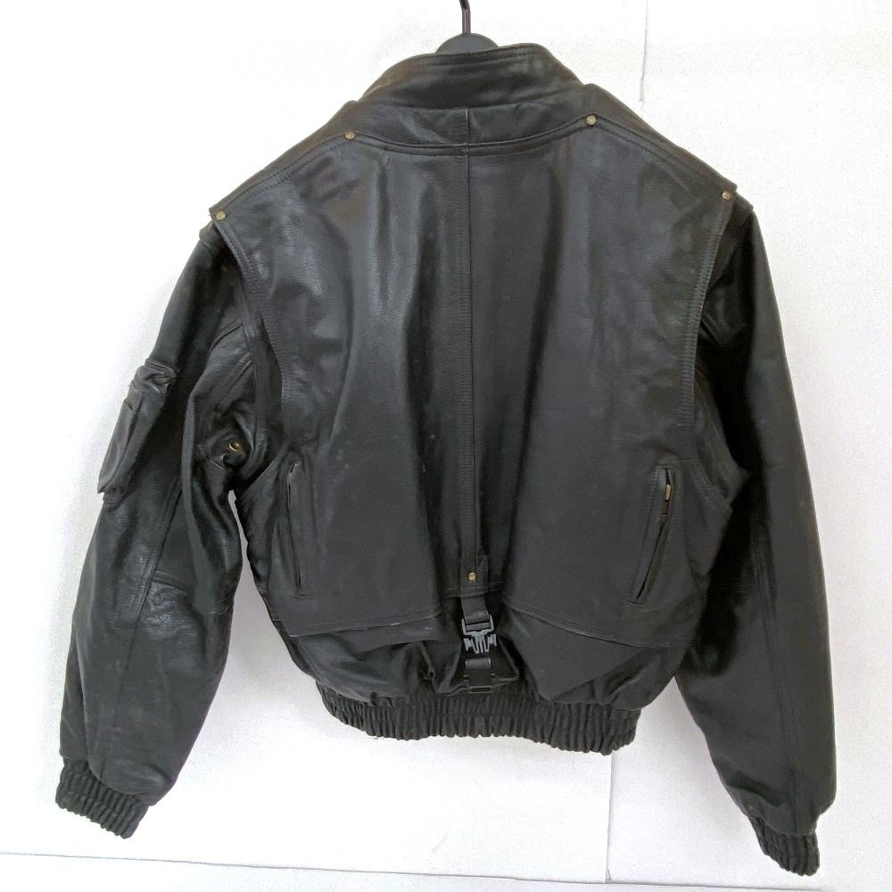 03w21831 B s Leather BIKERS シングルライダースジャケット レザージャケット サイズL メンズ 牛革 アメカジ アウター