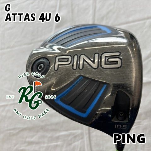 中古】ドライバー ピン G◇ATTAS 4U 6◇S◇10.5[6306]