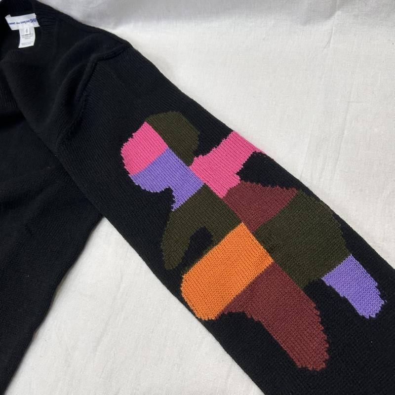 コムデギャルソンシャツ fully fashioned knit gauge7 マルチカラー
