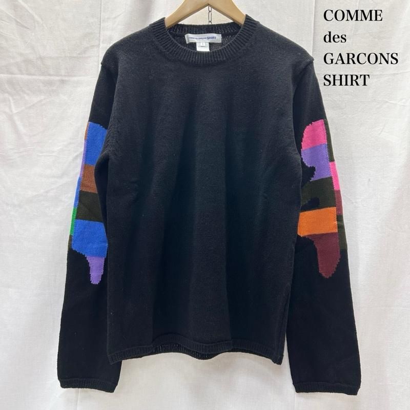 コムデギャルソンシャツ fully fashioned knit gauge7 マルチカラー