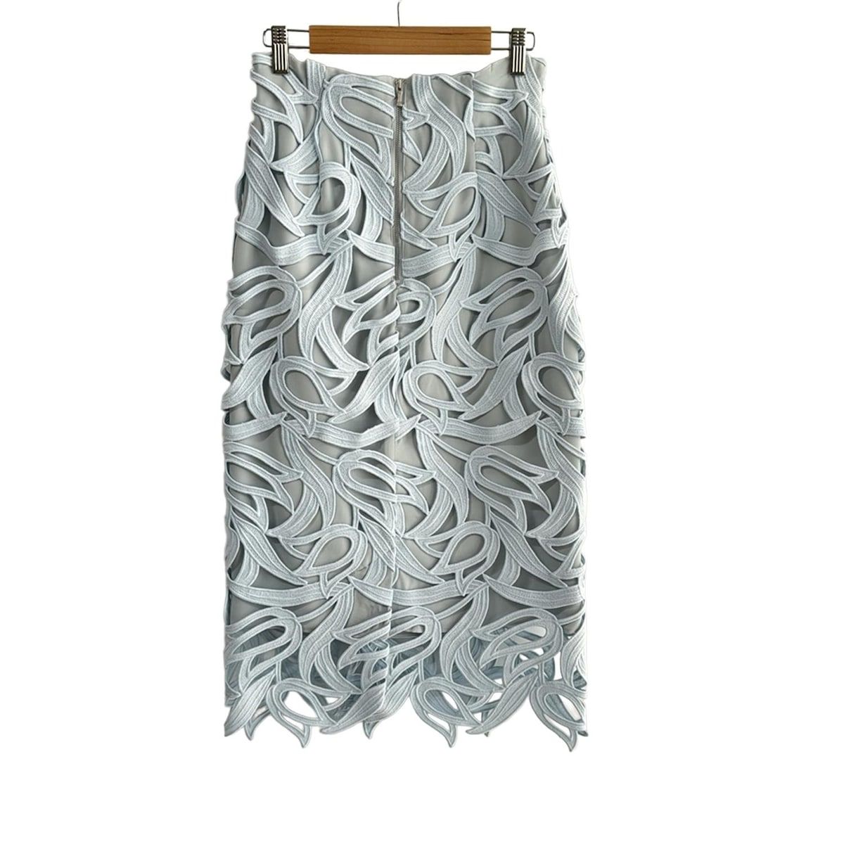 CELFORD セルフォード ロングスカート サイズ36 S レディース - ライトブルー レース