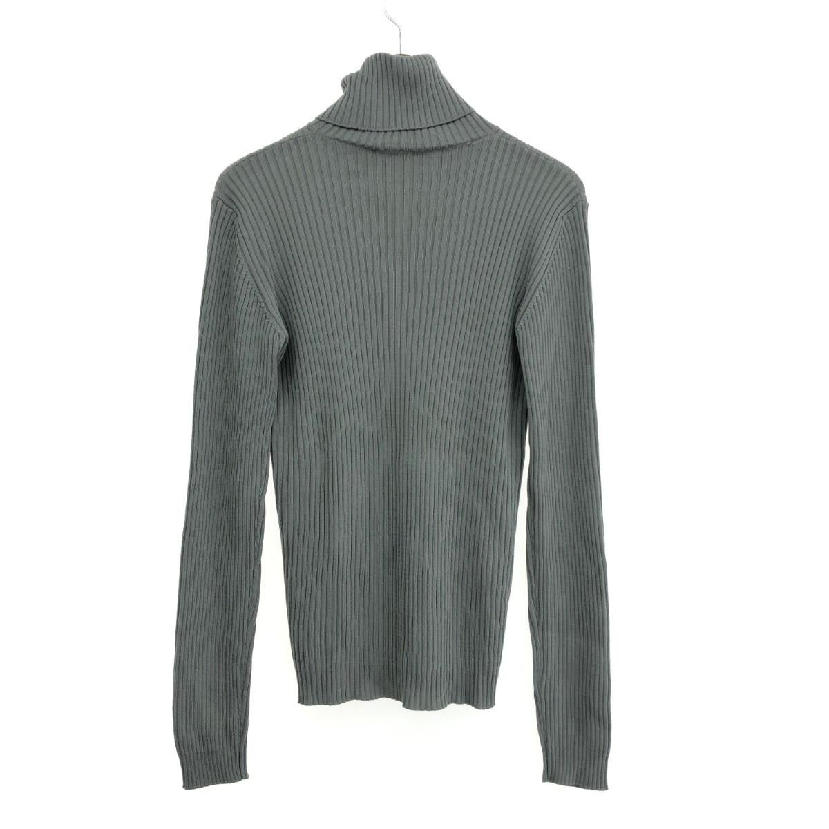 GUCCI グッチ タートルネックリブニット サイズ:M ウール/アーカイブ    グレー メンズ / 241005006904 GUCCI グッチ タートルネックリブニット サイズ:M ウール/アーカイブ