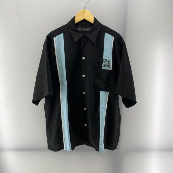 WACKO MARIA MR. BROTHERS CUT CLUB s s シャツ ブラック size M ワコマリア 24