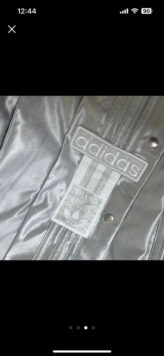 トラックパンツ シルバー