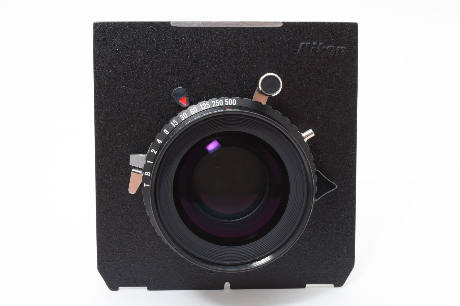  Nikon NIKKOR W 150 mm F 5 6 大判レンズ COPAL 0 シャッター付 ボード付 光学 動作良好 ニコン 4 x 5対応 大判撮影用レンズ レンズ(単焦点) カメラ