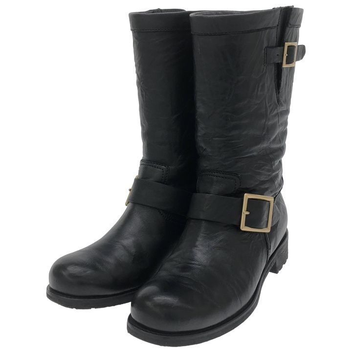 JIMMY CHOO ジミーチュウ 85742-007 247BIKER レディース ブラック 37.5