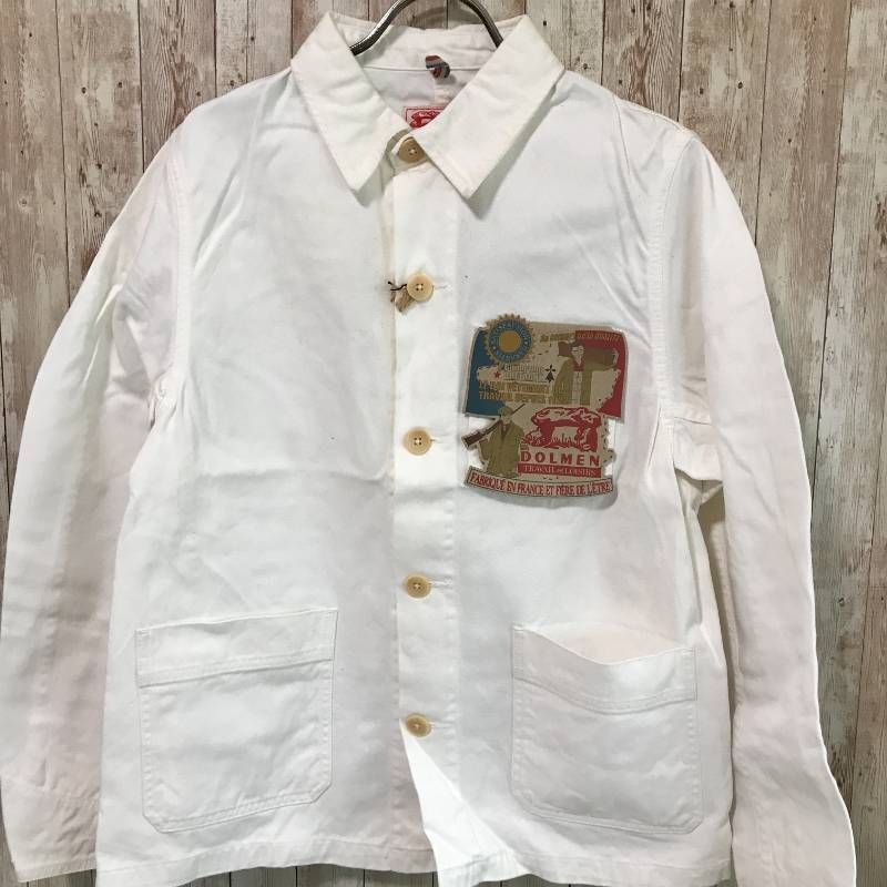 タ KATO AAA DOLMEN ワークジャケット フランス製 ホワイト 2 訳アリ