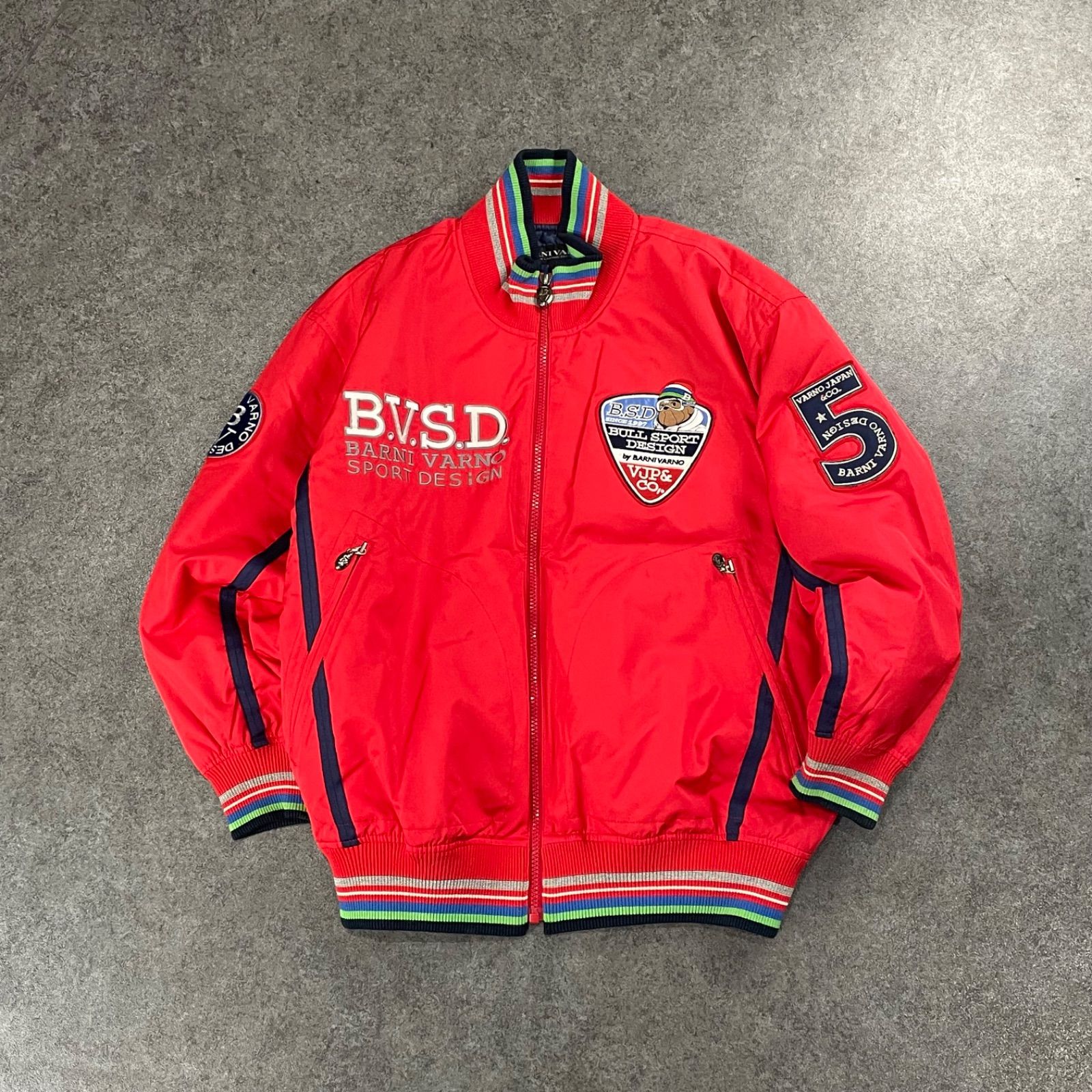バーニヴァーノ ブルゾン 日本製 BARNI VARNO Blouson Full-Zip 