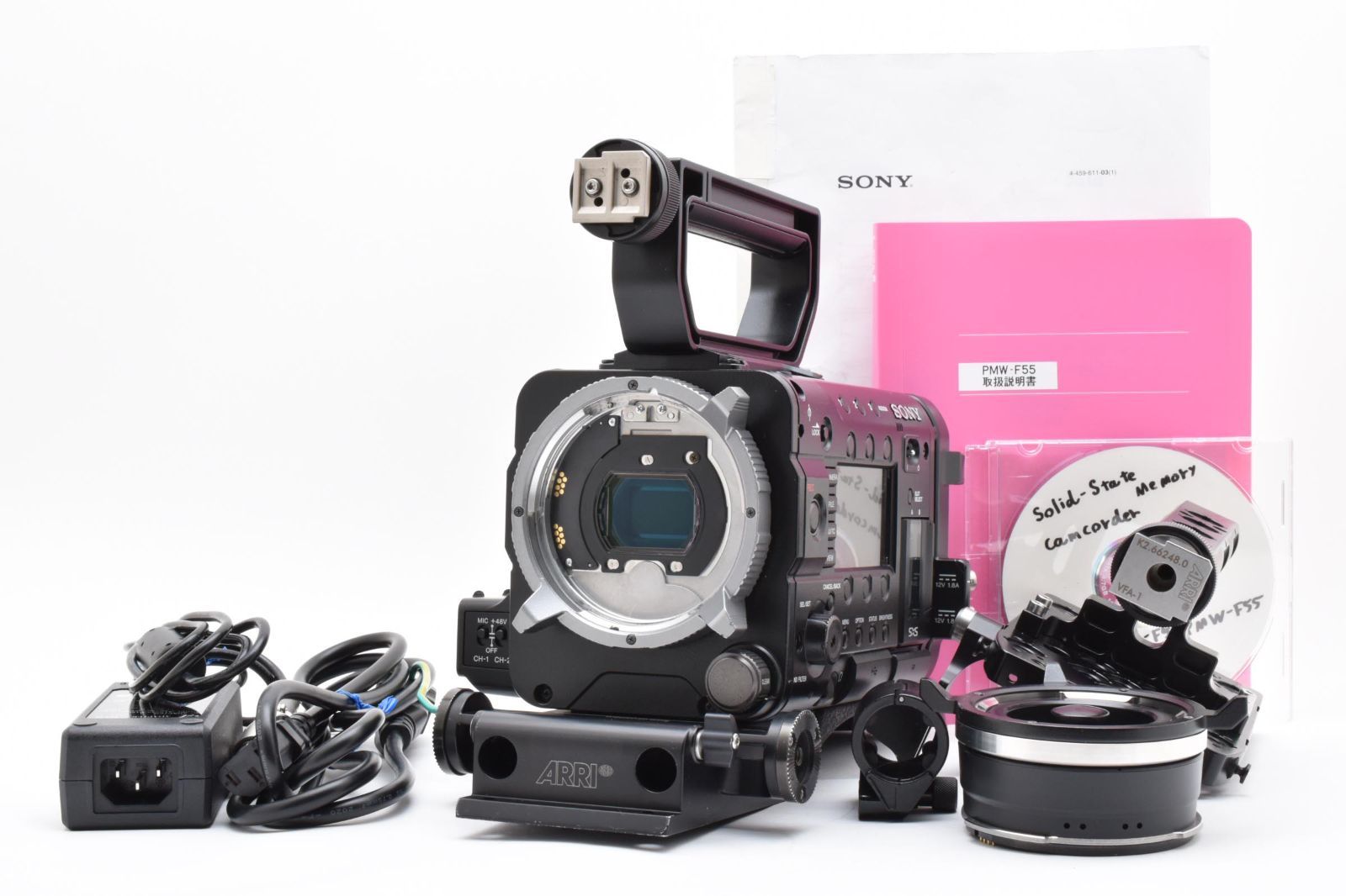 通電時間831時間 上品 Sony ビデオカメラ PMW-F55 色々 no1