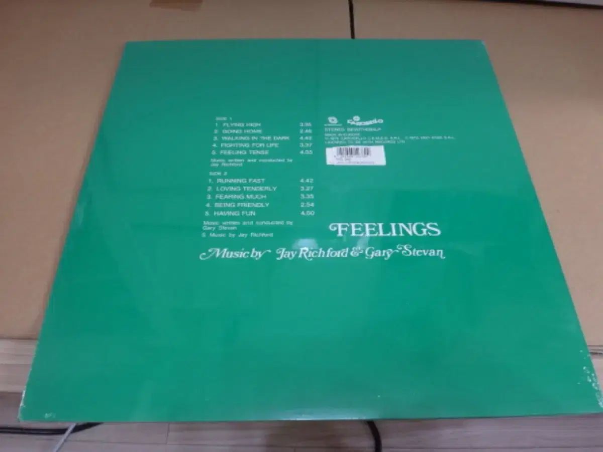 LP 記録 Jay Richford ー Feelings 盤 WWW_TRAVELLANDINDIA_COM