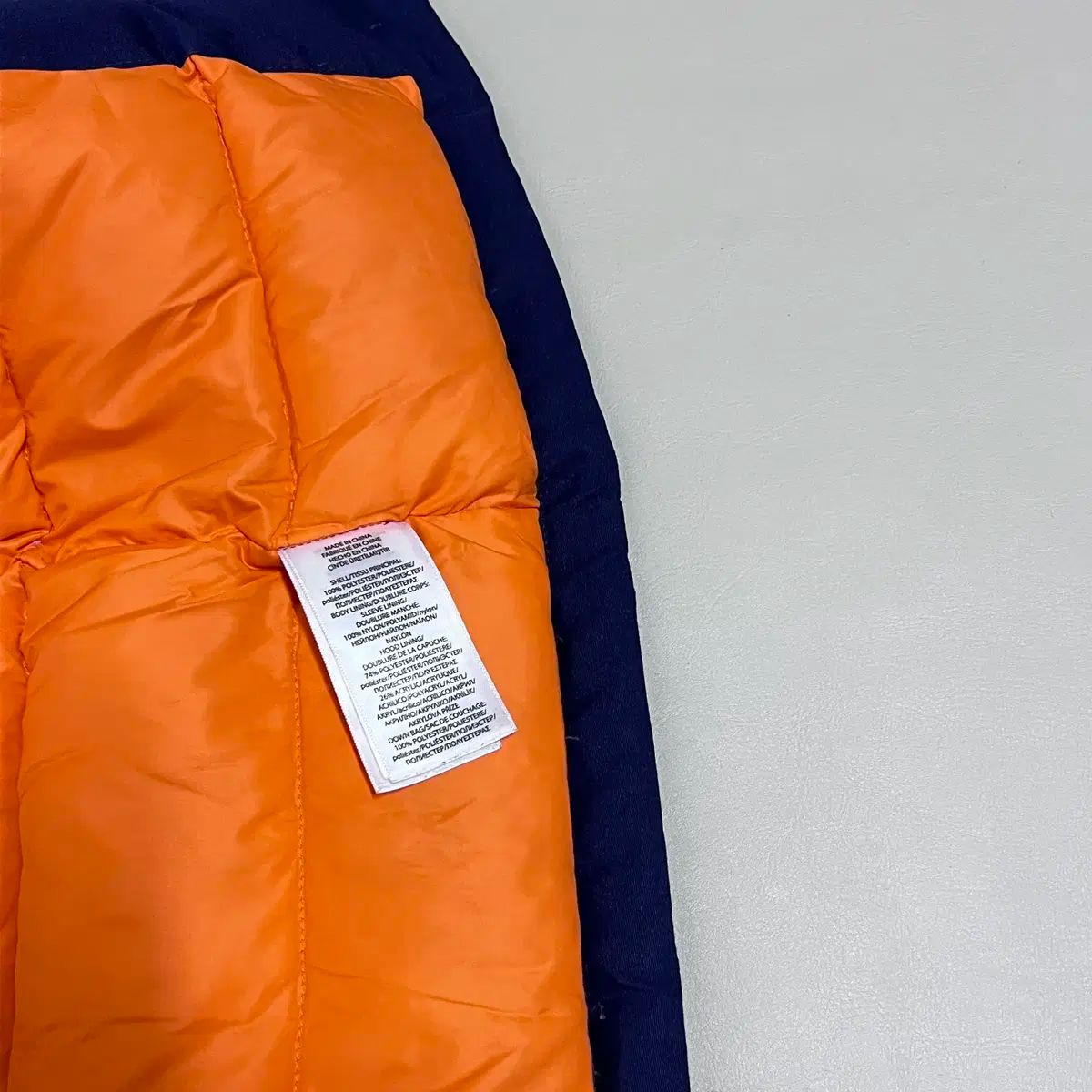 ダウン パディング