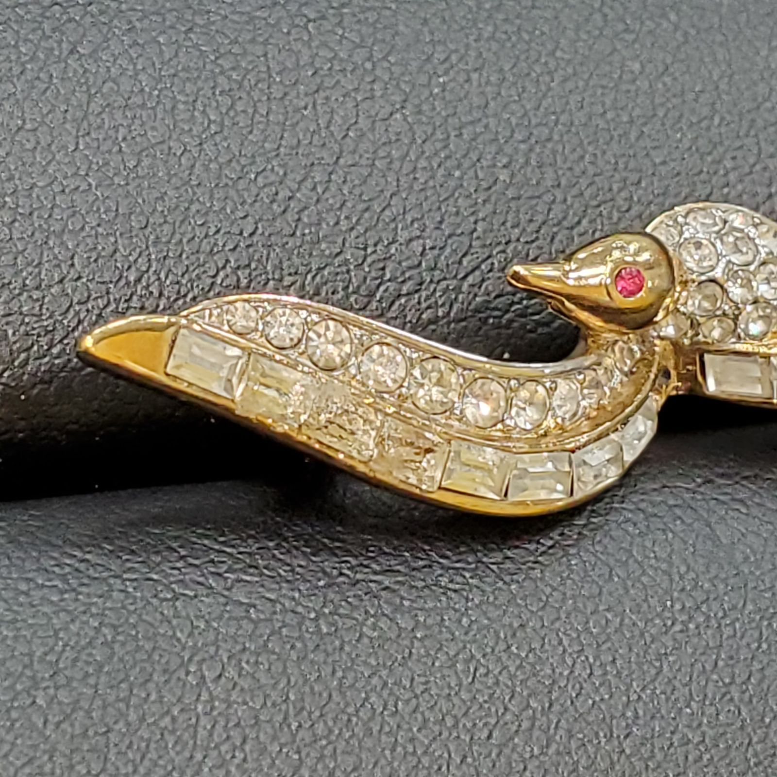 EL6 A-S Attwood and Sawyer アトウッド-ソーヤー レトロ ヴィンテージ ブローチ セット トンボ 白鳥 鳥 ビジュー MK11199