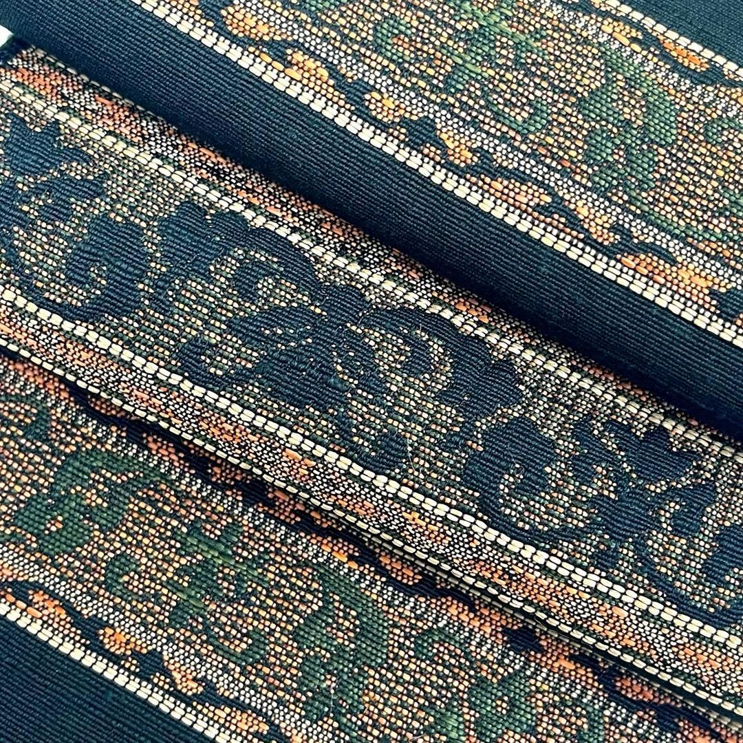 半幅帯 濃いグリーン