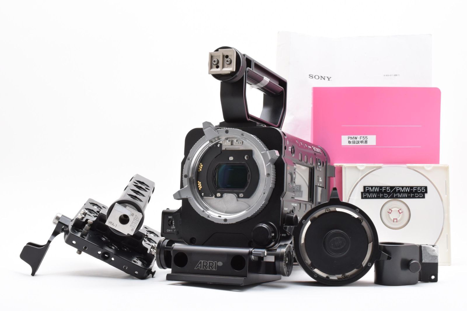 通電時間987時間 上品 Sony ビデオカメラ PMW-F55 no2 色々セット