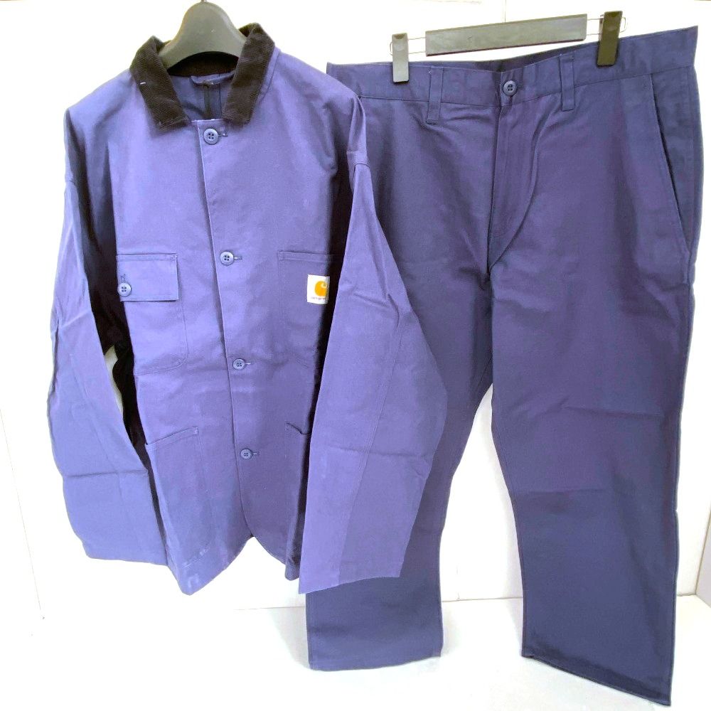 03w21832 CarHartt カーハート × Kunichi Nomura クンイチ ノムラ × TRIPSTER トリップスター セットアップ ネイビー サイズXL ジャケット ミシガンブレザー チノパン メンズ A221063 A221062