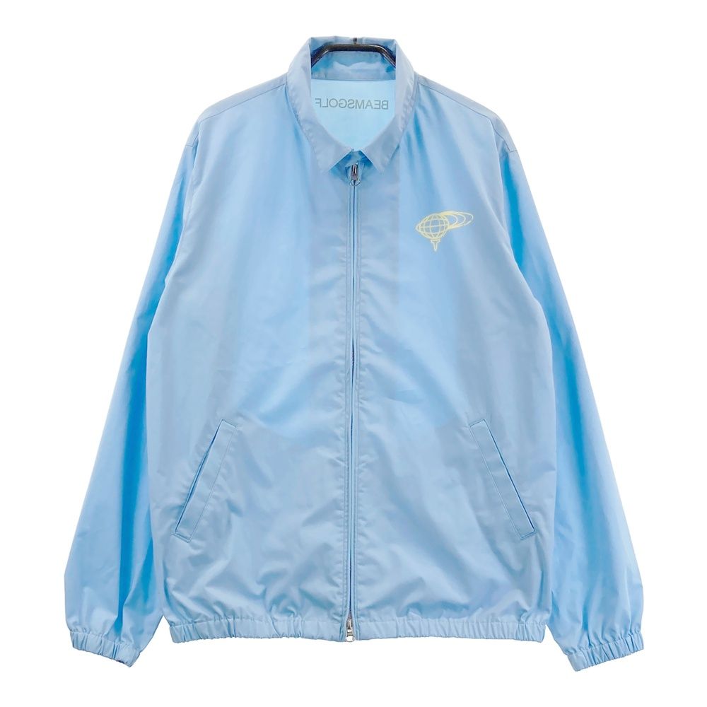 サイズ L BEAMS GOLF ビームスゴルフ 襟付 ジップジャケット ブルー系 240101550409 ゴルフウェア メンズ ストスト