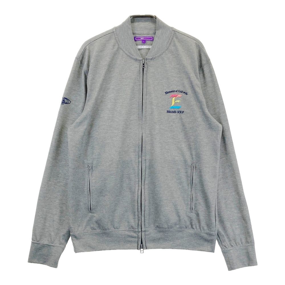 サイズ L BEAMS GOLF ビームスゴルフ ジップジャケット グレー系 240101550410 ゴルフウェア メンズ ストスト