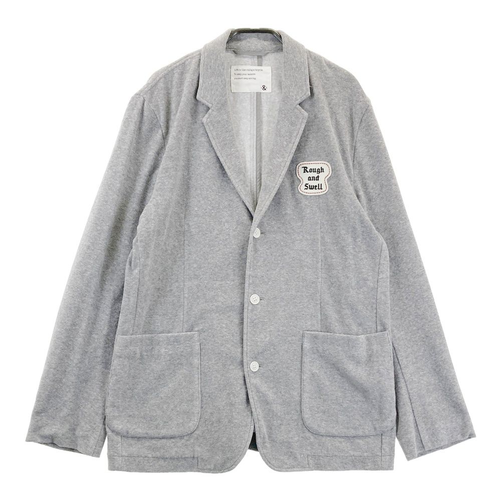 サイズ L ROUGH-SWELL ラフアンドスウェル パイル ジャケット グレー系 240101550469 ゴルフウェア メンズ ストスト