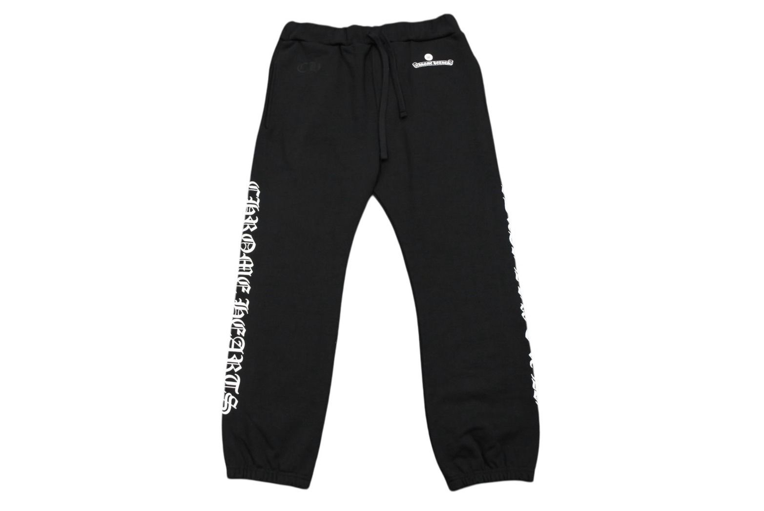 CHROME HEARTS クロムハーツ SWTPNT M SLIT PKT BND BTTM スウェットパンツ サイズM ブラック 4b008744