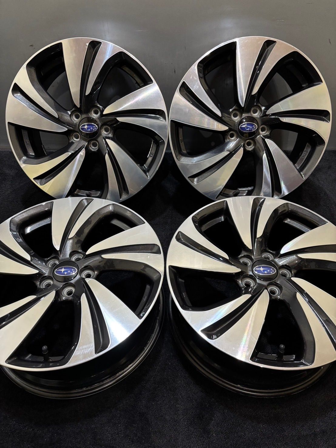 スバル XV 17インチ 7 J 55 100 5 H アルミホイール 4本 フォレスター インプレッサ 2 K 514