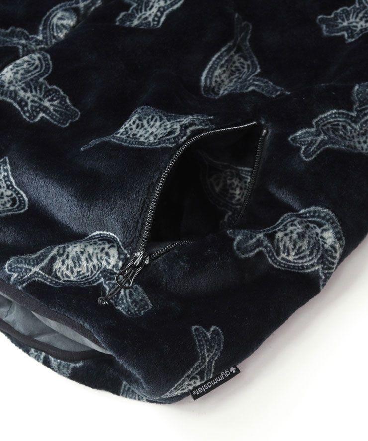 キルト×ボア リバーシブルフードジャケット