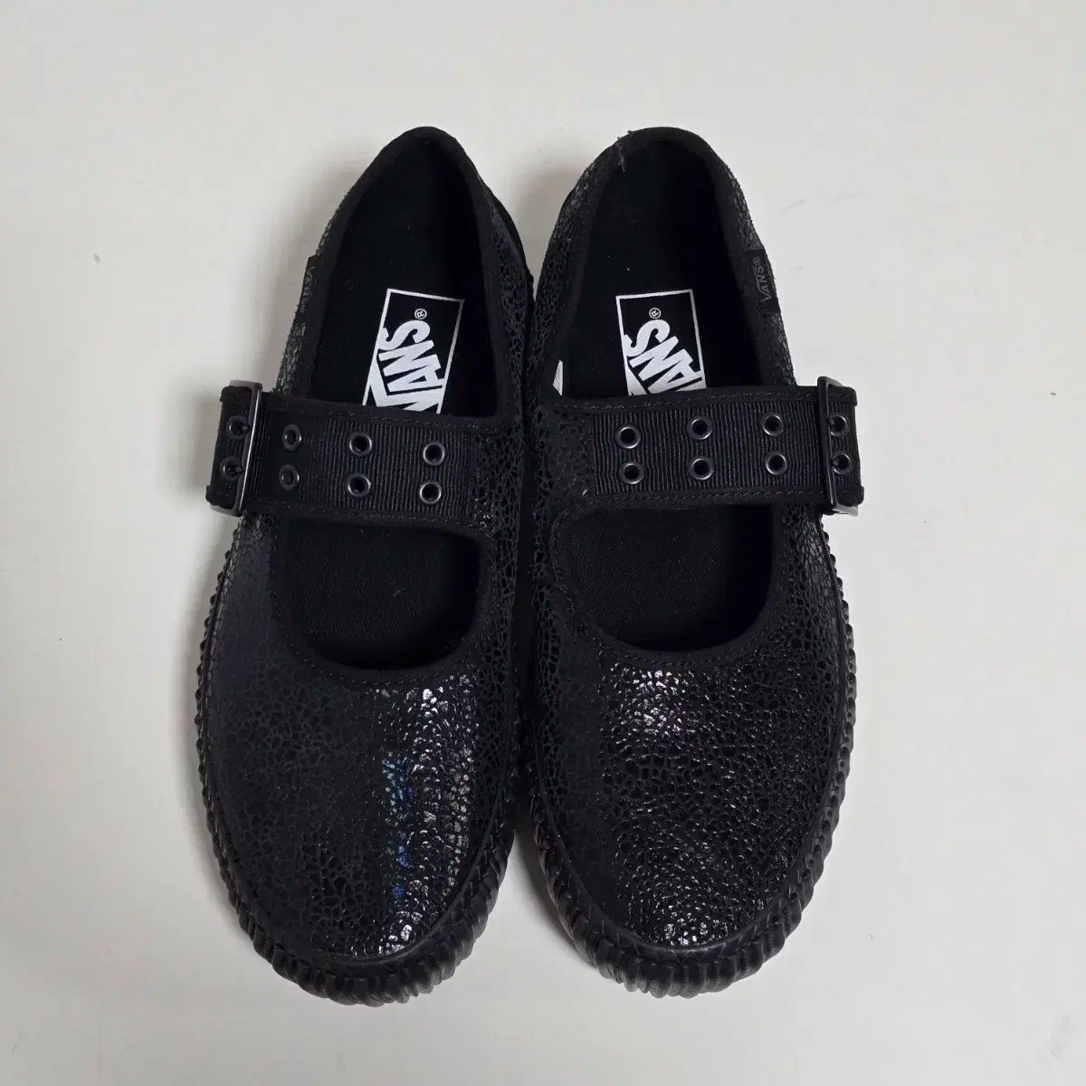 ヴァンズ ブラック グランジ スピリット メリージェーン クリーパー靴 245 0804