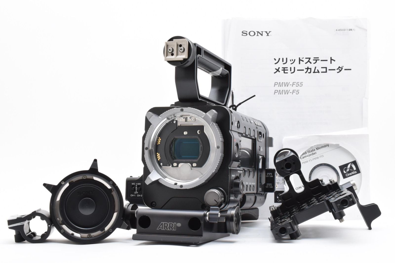 通電時間472時間 上品 Sony ビデオカメラ PMW-F55 no3 色々セット