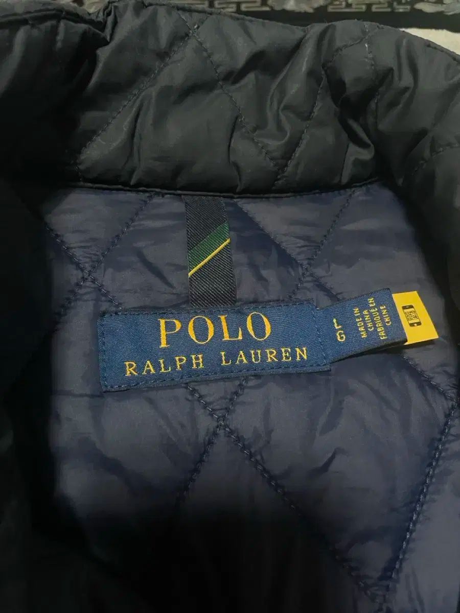 ポロ キルティングダウン ネイビー L KANDAIZUMI_COM
