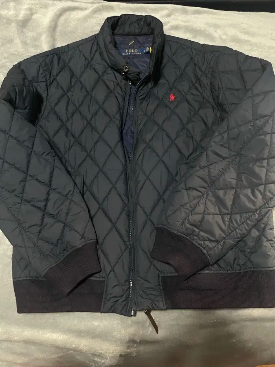 ポロ キルティングダウン ネイビー L