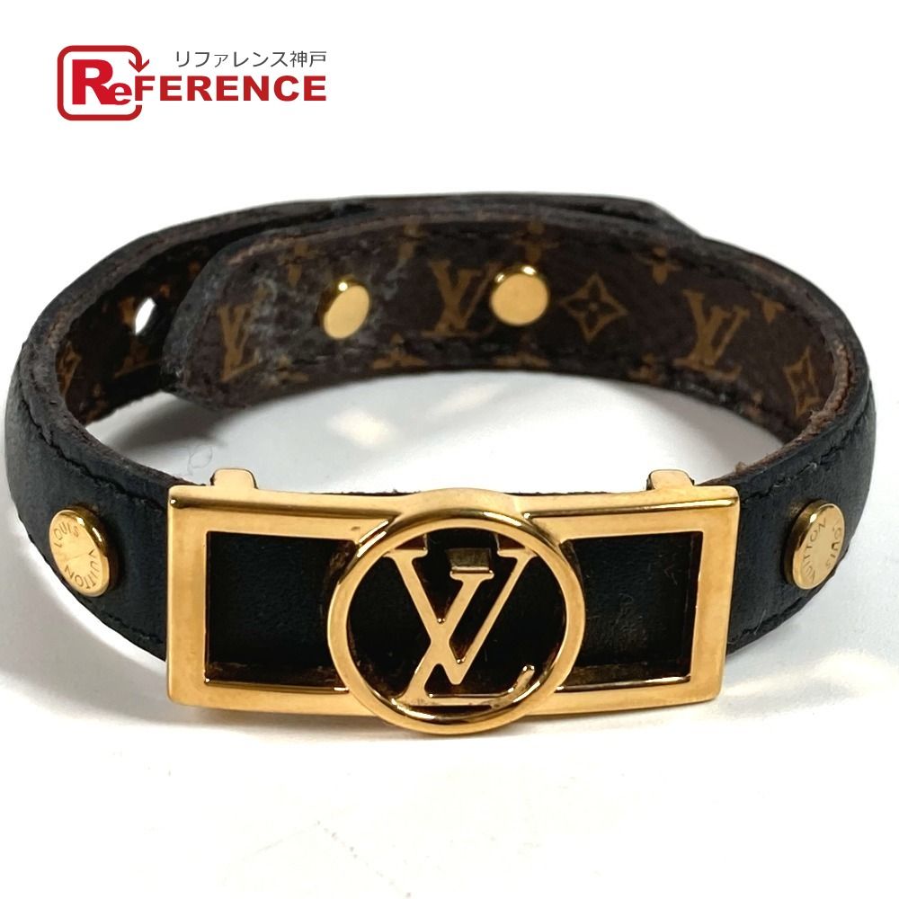 LOUIS VUITTON ルイヴィトン ブレスレット ブレスレット ドーフィーヌ M6558E レザー ブラック