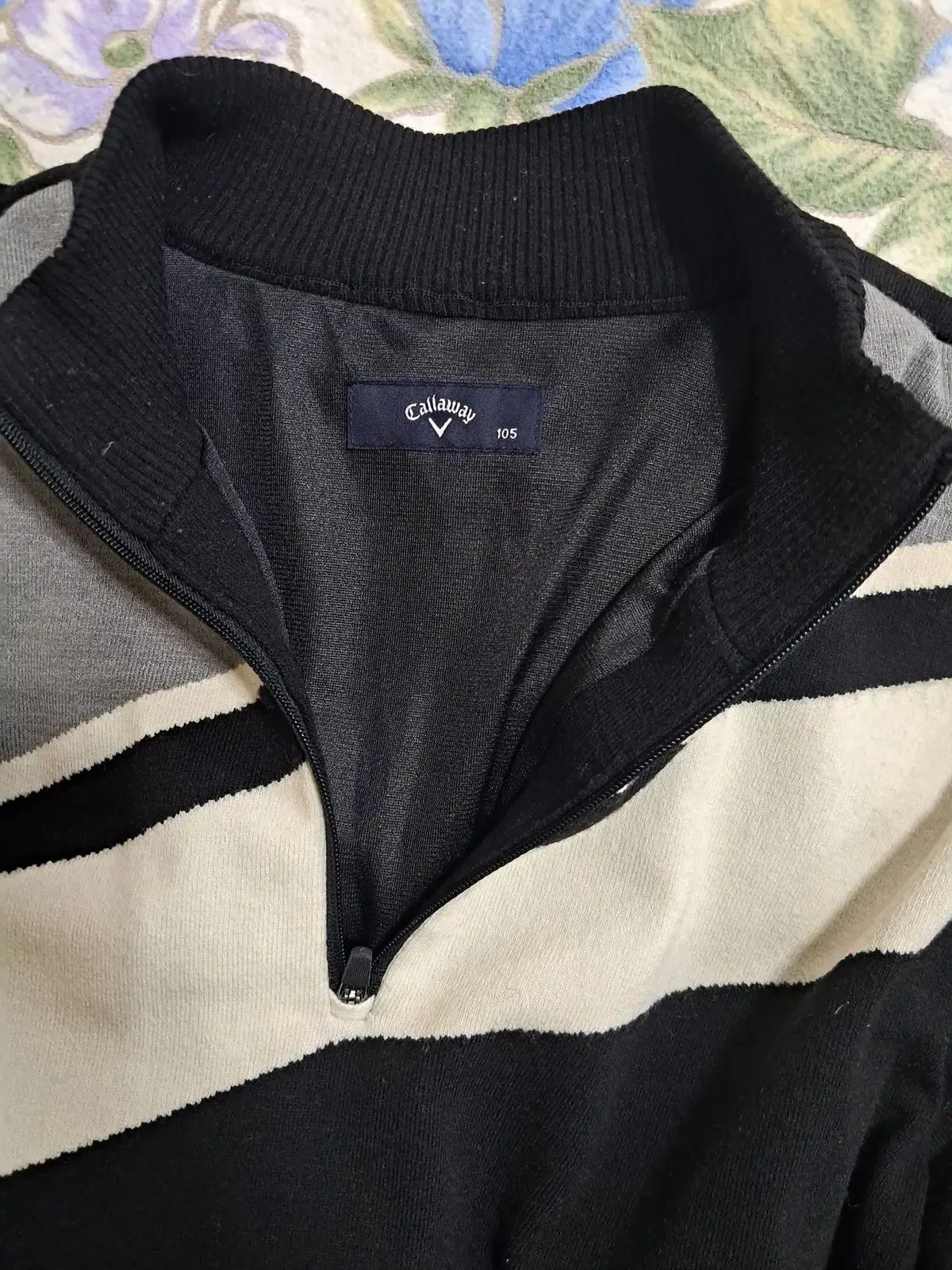 キャロウェイゴルフ メンズ 防風モックネック ハイネック ニット 105サイズ LLC-HASEGAWATOSO_COM