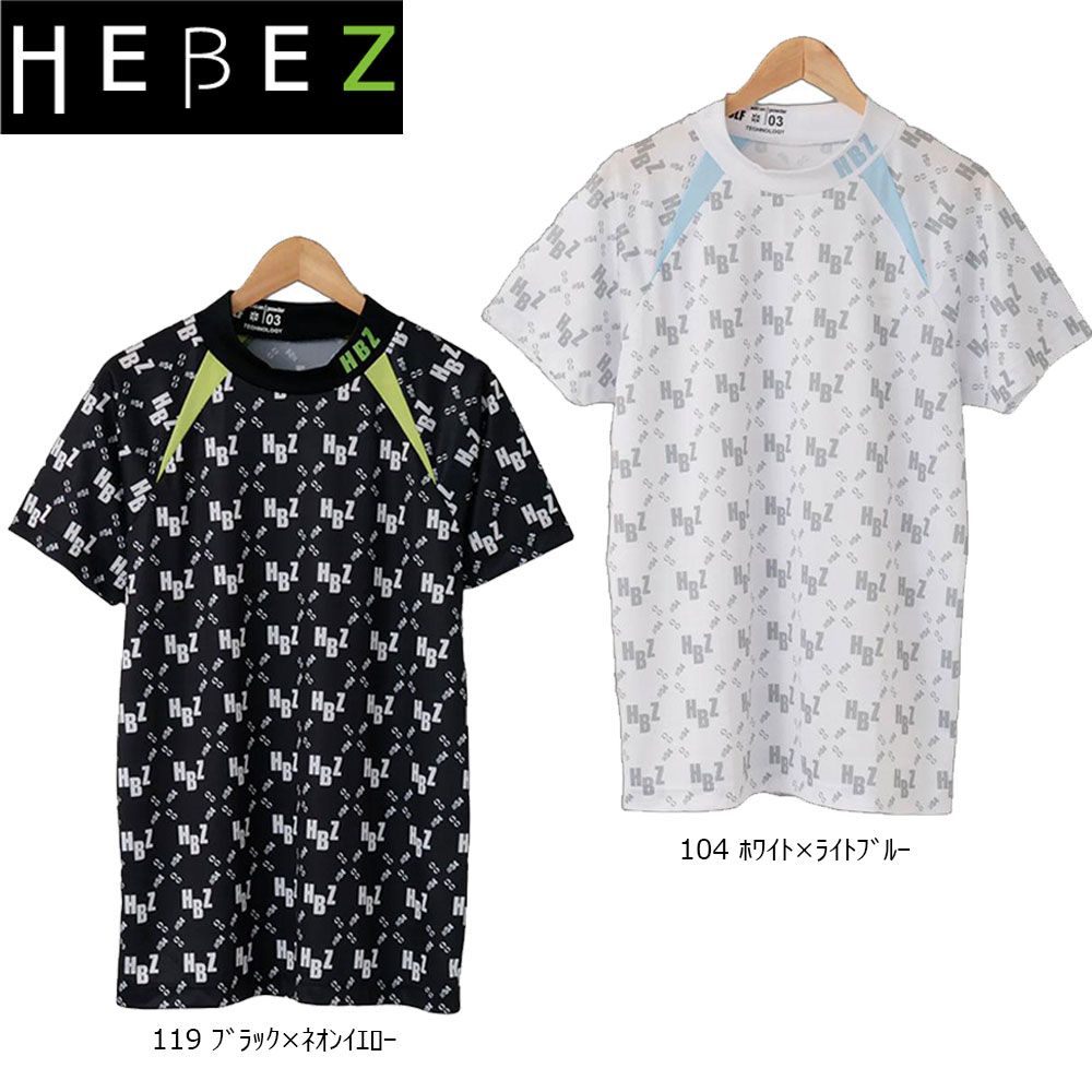 50 OFF HBCS-09-1 HEBEZ ゴルフ AddElm×HEBEZ モノグラムPTモックネック ゴルフウェア