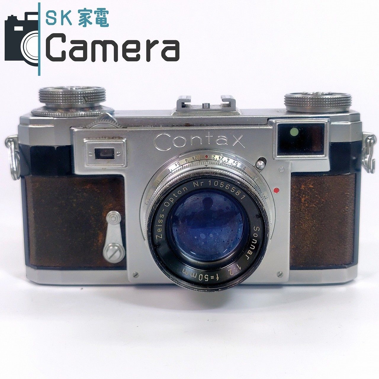 CONTAX IIa ダイヤル Sonnar 50ｍｍ F2 ZEISS IKON コンタックス ゾナー シャッター良