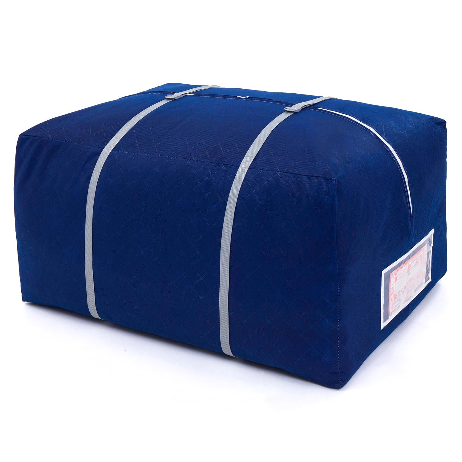 【迅速発送】アストロ 収納ケース 布団一式用 ブルー 通気性の良い不織布製 ビッグサイズ 引っ越し 輸送用 布団収納袋 来客用やオフシーズンの羽毛布団の保管に たっぷり入る まとめて収