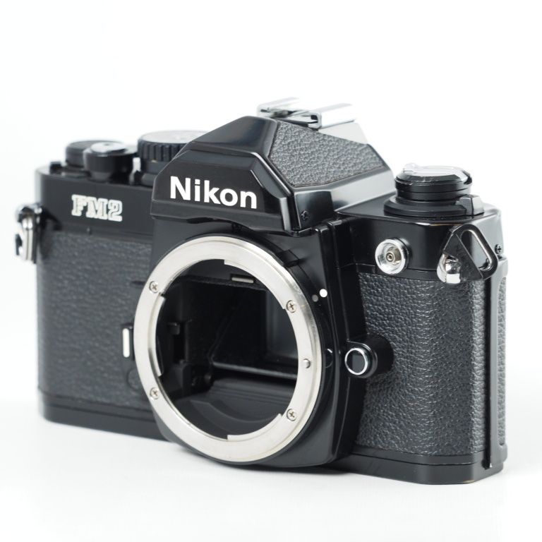  Nikon ニコン フィルム一眼レフ FM 2 ブラック ボディ 一眼レフカメラ(フィルム) フィルムカメラ