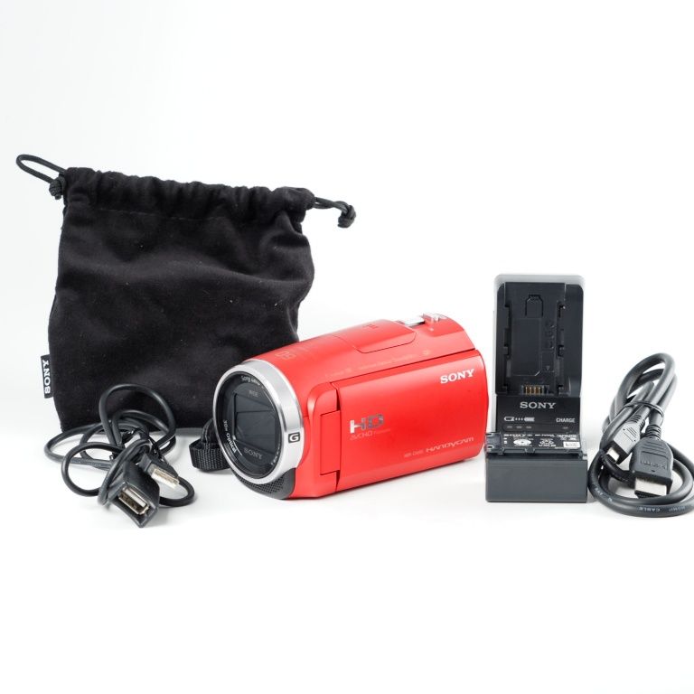 SONY Handycam HDR-CX680 光学30倍 内蔵メモリー64GB レッド ソニー