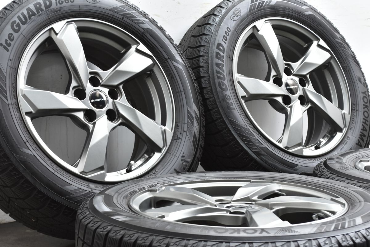 バリ溝 ユーロアクシス 16 in 6 5 J 35 PCD 100 アイスガードiG 60 205 R フォルクスワーゲン T Cross アウディ A 1スポーツバック