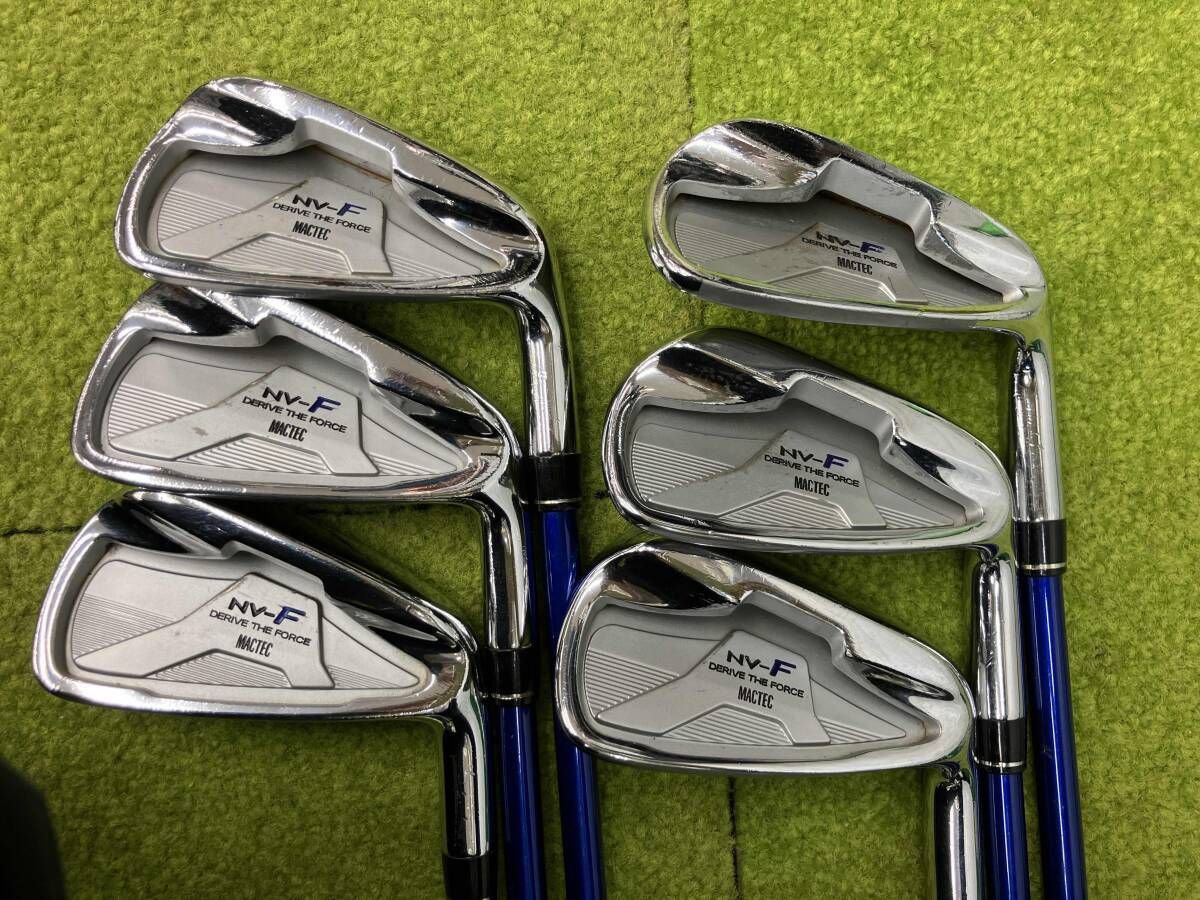 MacGregor MACTEC NV-F BLUE MN-5154 i フレックスR 5-9 P 6本セット アイアンセット ゴルフクラブ
