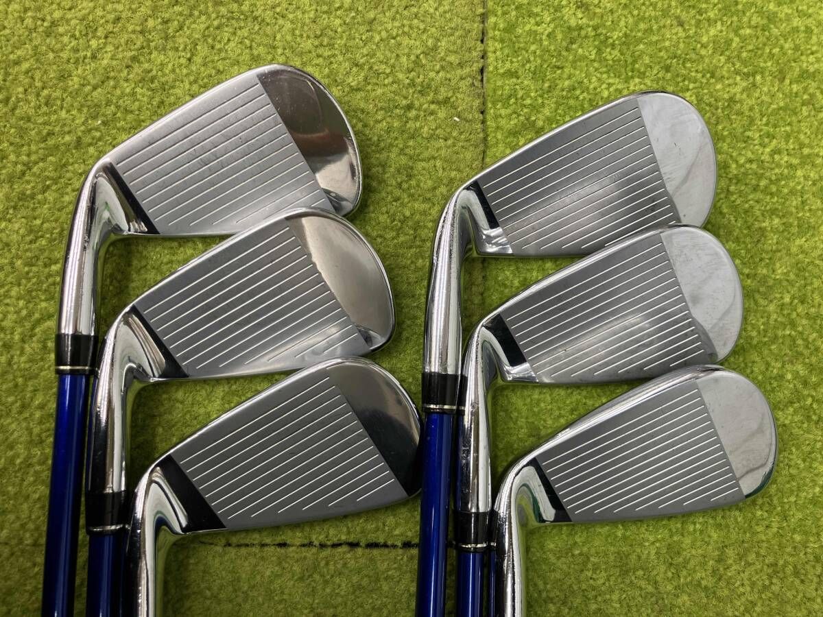 MacGregor MACTEC NV-F BLUE MN-5154 i フレックスR 5-9 P 6本セット アイアンセット ゴルフクラブ