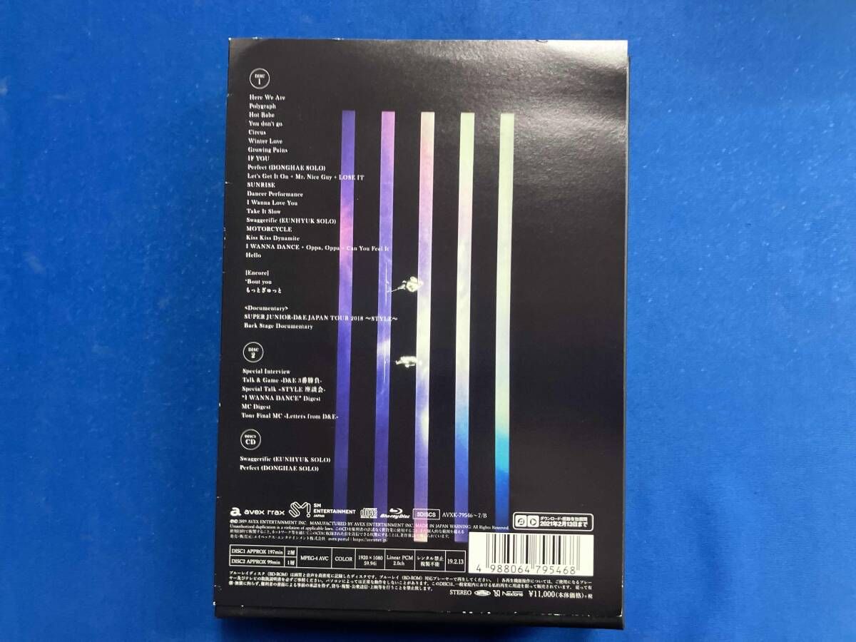 SUPER JUNIOR-D&E JAPAN TOUR 2018 ~STYLE~(初回生產限定版)(Blu-ray
