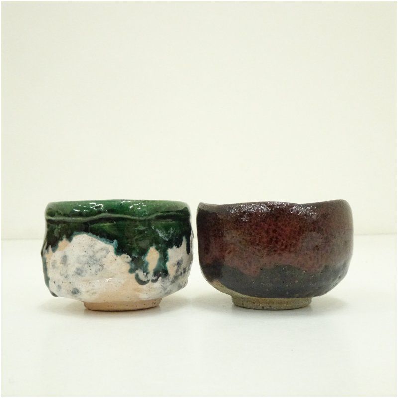 森高寿月造 楽ぐい呑2客（共箱） ぐい呑み ぐい飲み おしゃれ かわいい