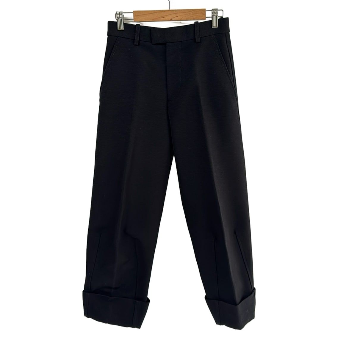 BOTTEGA VENETA ボッテガヴェネタ パンツ サイズ34 XS レディース - 黒 フルレングス