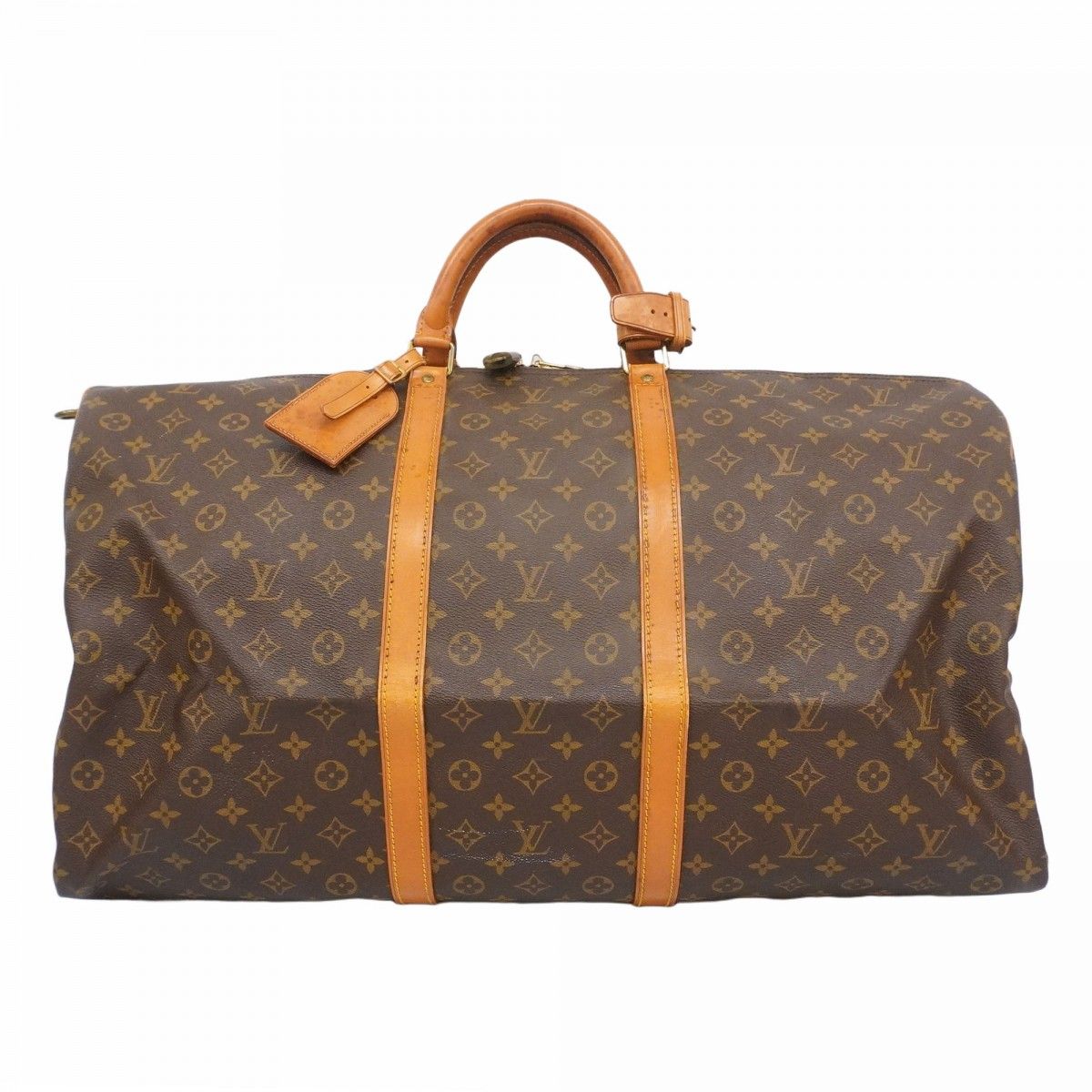 5me6383 ルイヴィトン ボストンバッグ モノグラム キーポルバンドリエール60 M41412 ブラウン メンズ レディース ユニセックス