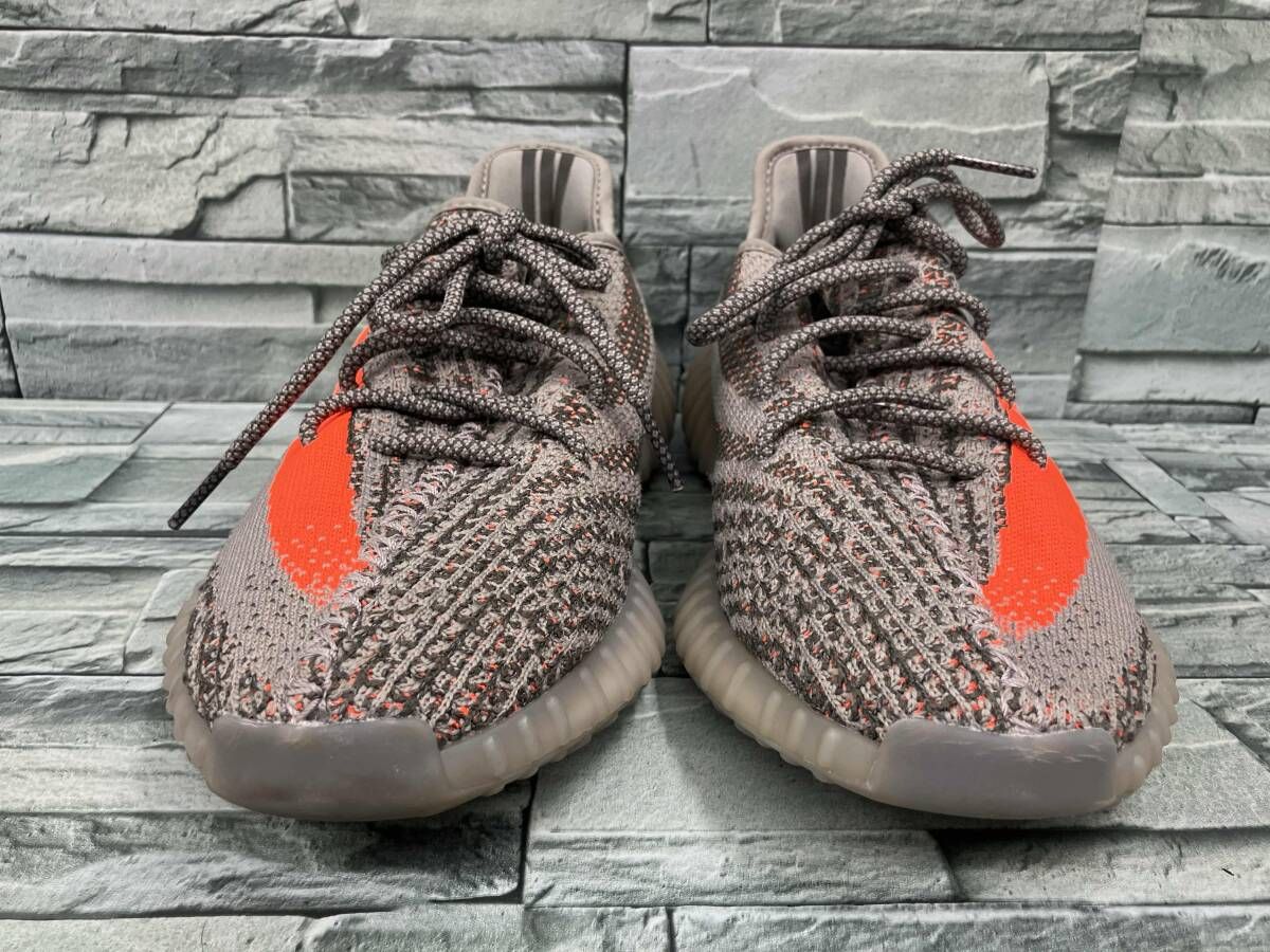 アディダスadidas GW1229 yeezy boost 350v2 beluga スニーカー 28.5cm グレー×オレンジ