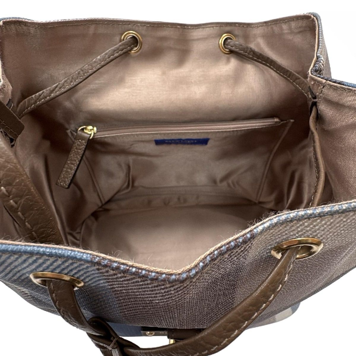 ブルー×ダークブラウン×マルチ