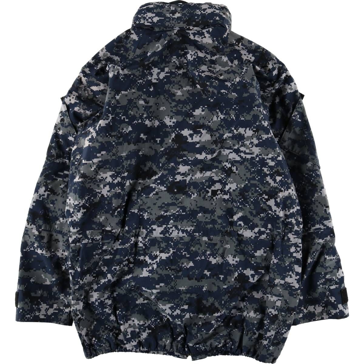 古着 00年代 米軍実品 迷彩柄 NWU デジタルカモ ミリタリー ゴアテックスパーカー MEDIUM-X-LONG メンズM相当 evb031480
