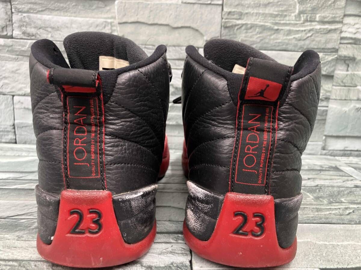  ナイキ NIKE Air Jordan 12 Retro 130690-002 スニーカー 27 cm 黒×赤 スニーカー 靴