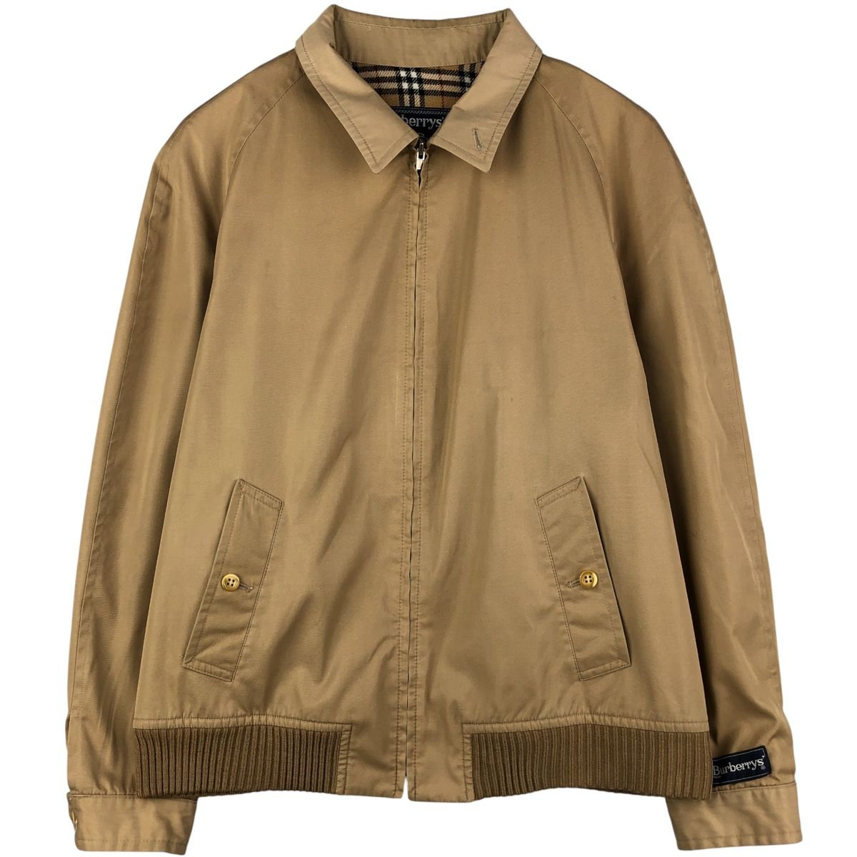 古着 バーバリー Burberry s スイングトップ スポーツジャケット メンズL相当 eaa595050